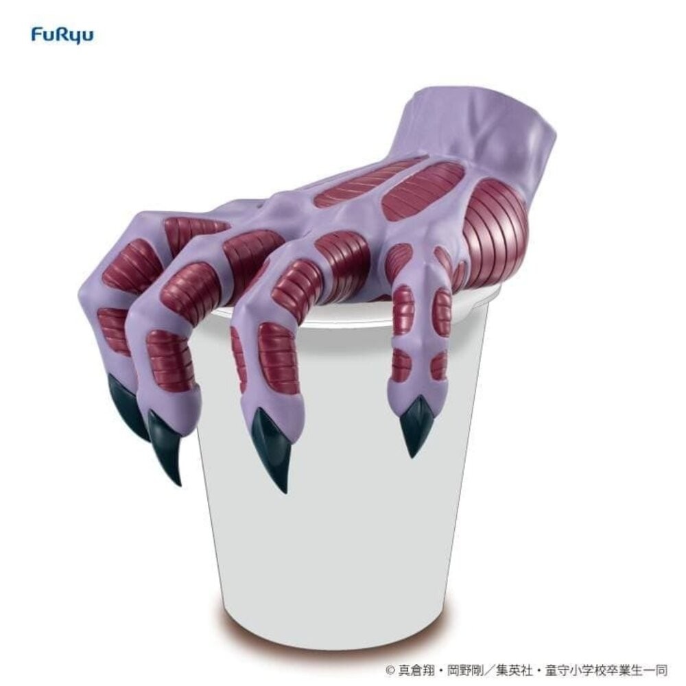 🔥現貨 鬼手 靈異教師神眉 泡麵蓋 全新 正版 furyu 景品 公仔 本玩社-細節圖2