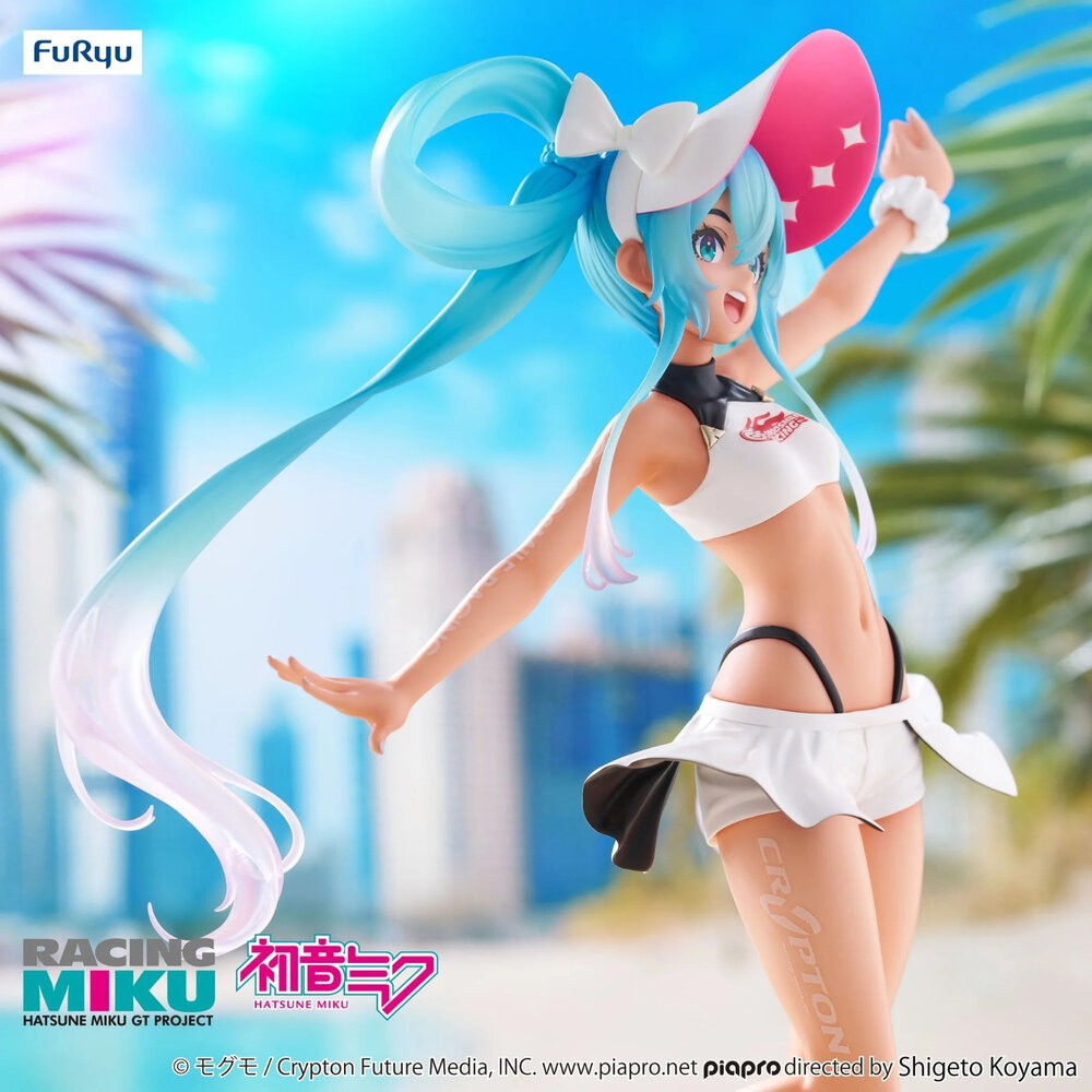現貨 景品 初音未來 racing MIKU 2024 全新 正版 FURYU TRIO TRY IT 暑假 公仔 本玩-細節圖3