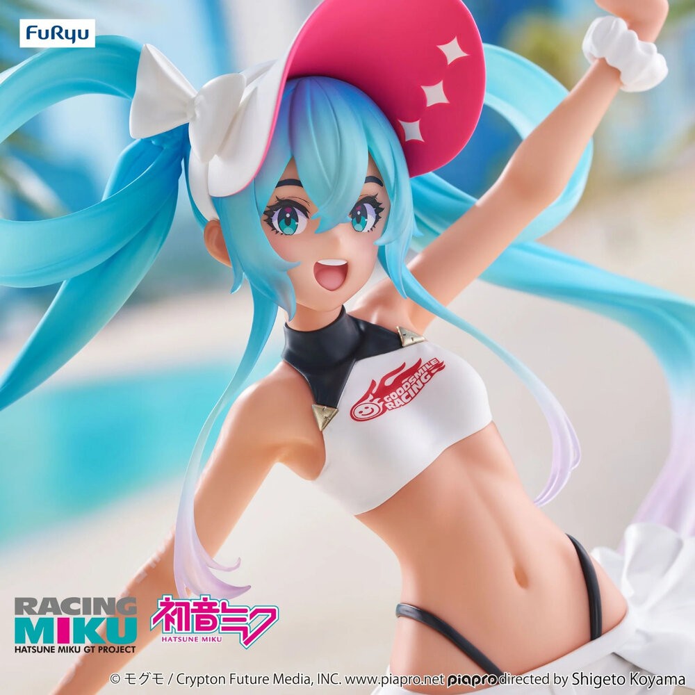 現貨 景品 初音未來 racing MIKU 2024 全新 正版 FURYU TRIO TRY IT 暑假 公仔 本玩-細節圖4