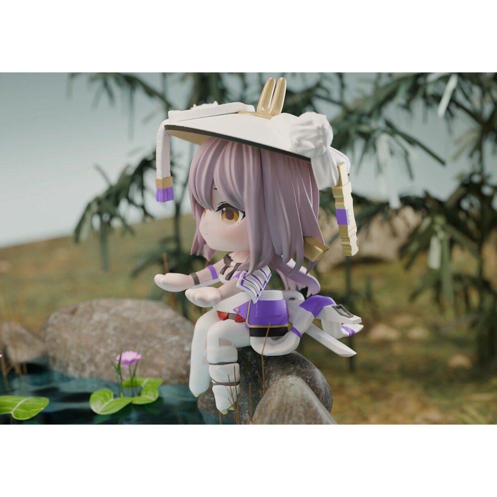 現貨 紅蓮 勝利女神 妮姬 正版 ClawsUP 泡麵蓋 坐姿 杯麵架 公仔 本玩社-細節圖5