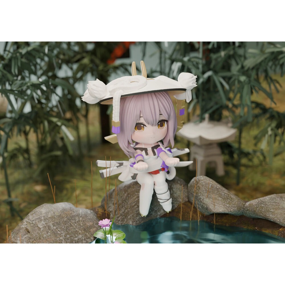 現貨 紅蓮 勝利女神 妮姬 正版 ClawsUP 泡麵蓋 坐姿 杯麵架 公仔 本玩社-細節圖6