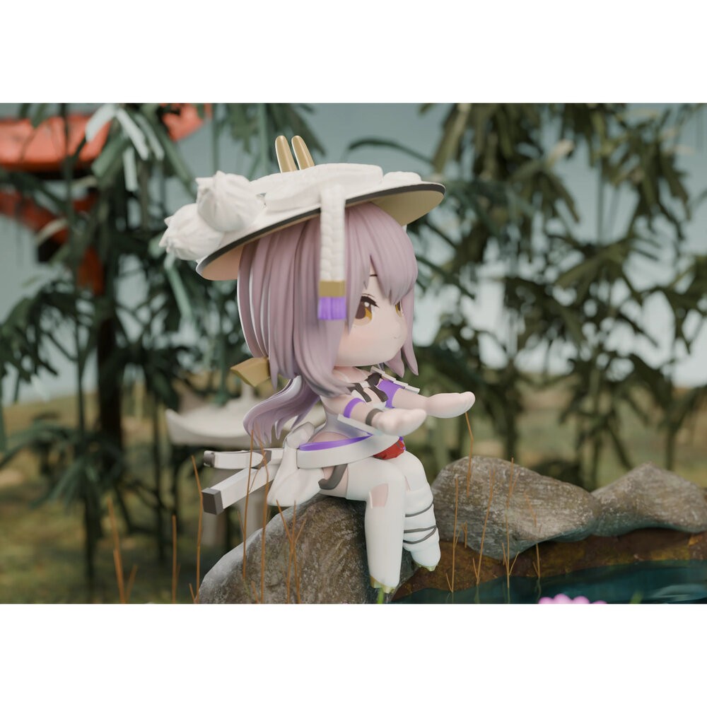 現貨 紅蓮 勝利女神 妮姬 正版 ClawsUP 泡麵蓋 坐姿 杯麵架 公仔 本玩社-細節圖7