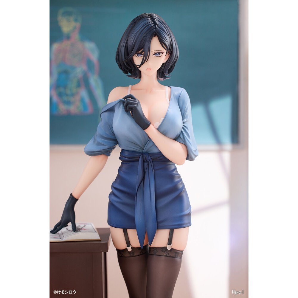 現貨 天然呆美術老師 瑠美 全新 正版 Hanabee 1/6 PVC 公仔 本玩社-細節圖3