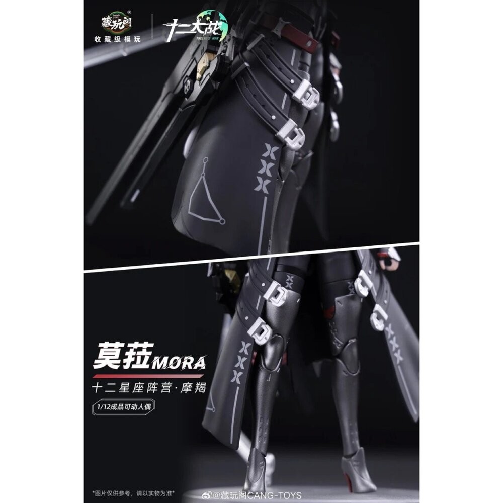🔥現貨 莫菈 MORA 全新 正版 藏玩閤 1/12 可動 機娘 十二大戰 摩羯座 公仔 本玩社-細節圖8