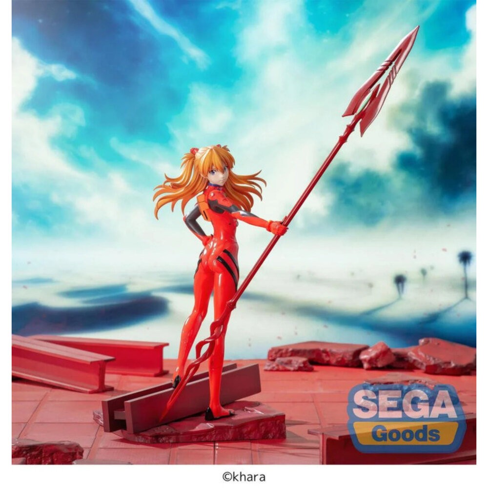 🔥現貨 明日香 卡西烏斯之槍 新世紀福音戰士 景品 全新 正版 SEGA LUMINASTA 公仔 本玩社-細節圖4