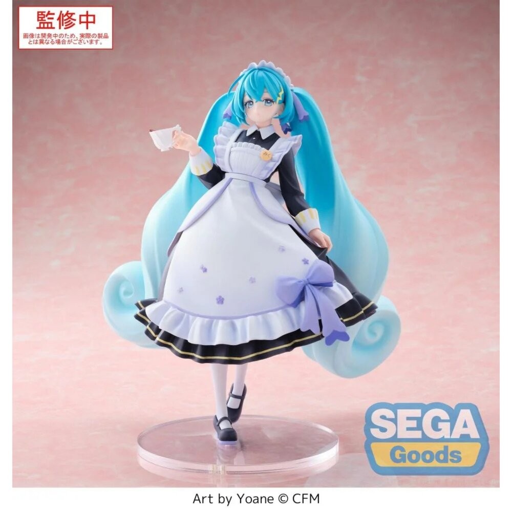 🔥全新 現貨 初音未來 景品 正版 SEGA Luminasta 古典女僕 公仔 本玩社-細節圖2