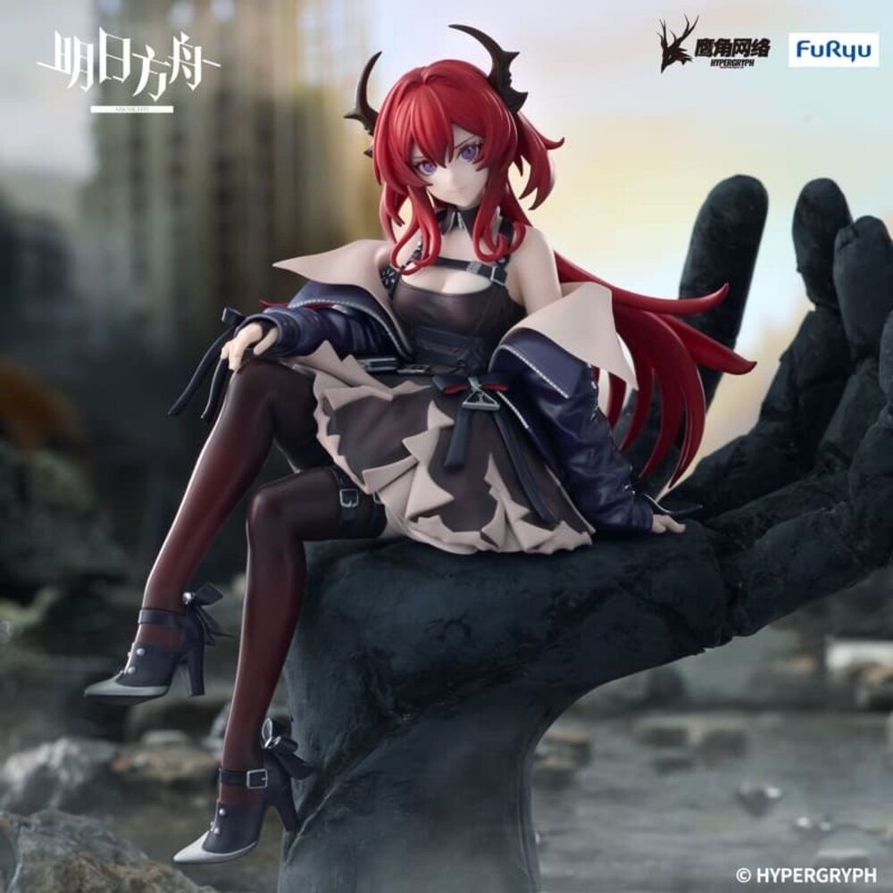 🔥現貨 史爾特爾 明日方舟 景品 全新 正版 furyu newsgirl 泡麵蓋 公仔 本玩社-細節圖6