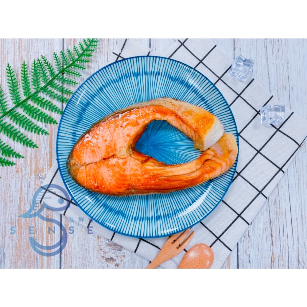 友鮮食｜鮭魚切片🔥每片約330公克(包冰率30%)◇香煎-細節圖2