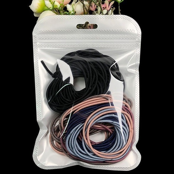 💥白珠光款💥一組50入💕台灣出貨 💕 pp自封袋 塑料袋 包裝 飾品袋 包裝袋 耳環袋 耳環收納 pp袋 白珠光-細節圖3