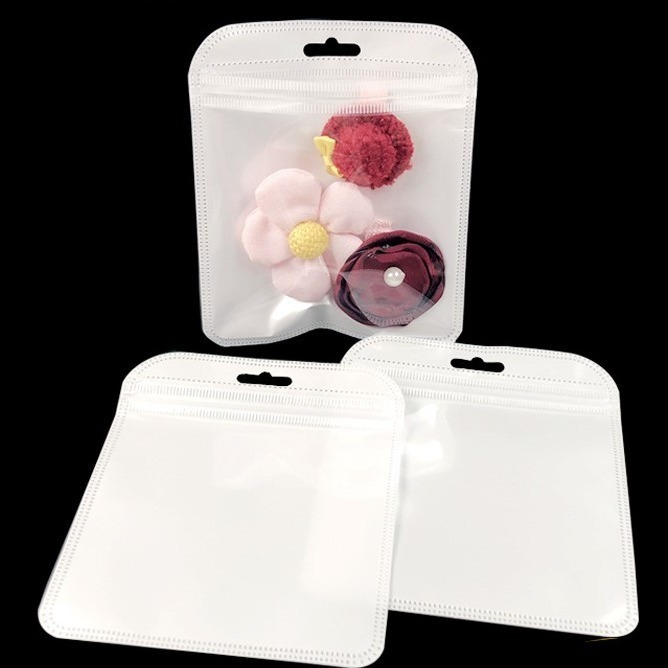 💥白珠光款💥一組50入💕台灣出貨 💕 pp自封袋 塑料袋 包裝 飾品袋 包裝袋 耳環袋 耳環收納 pp袋 白珠光-細節圖6