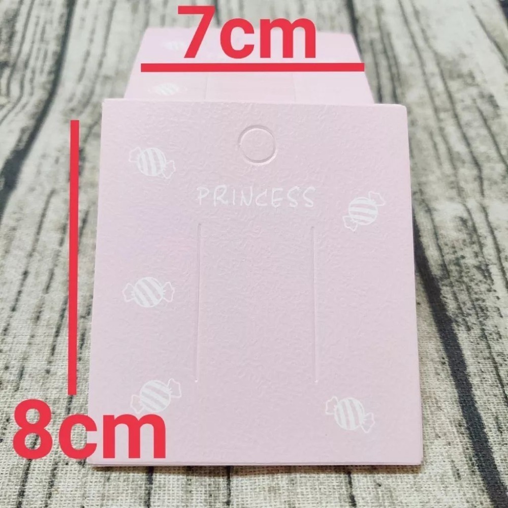 💕小V購物💕7x8髮夾 一組50張 髮夾卡 彩色紙卡 髮飾紙卡 包裝卡 髮圈卡 髮卡 髮夾卡 髮飾紙卡 飾品收納-細節圖2