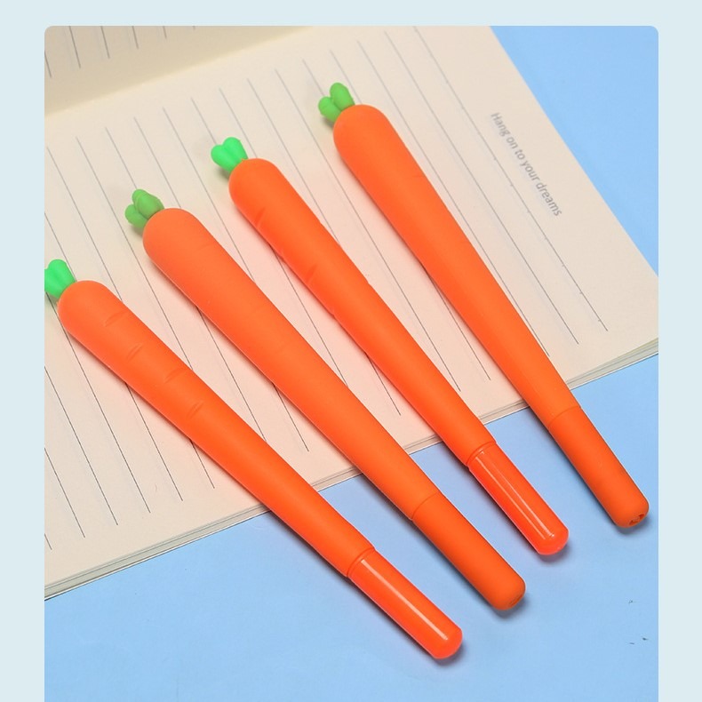 💥新品 胡蘿蔔筆💥💕高雄出貨💕胡蘿蔔 中性筆 仿真筆 婚禮小物 創意可愛學生水筆 辦公用品 胡蘿蔔造型筆 贈品 -細節圖4