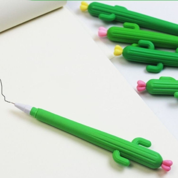 💥新品 仙人掌筆💥💕高雄出貨💕仙人掌 中性筆 仿真筆 婚禮小物 創意可愛學生水筆 辦公用品 仙人掌造型筆 贈品-細節圖2