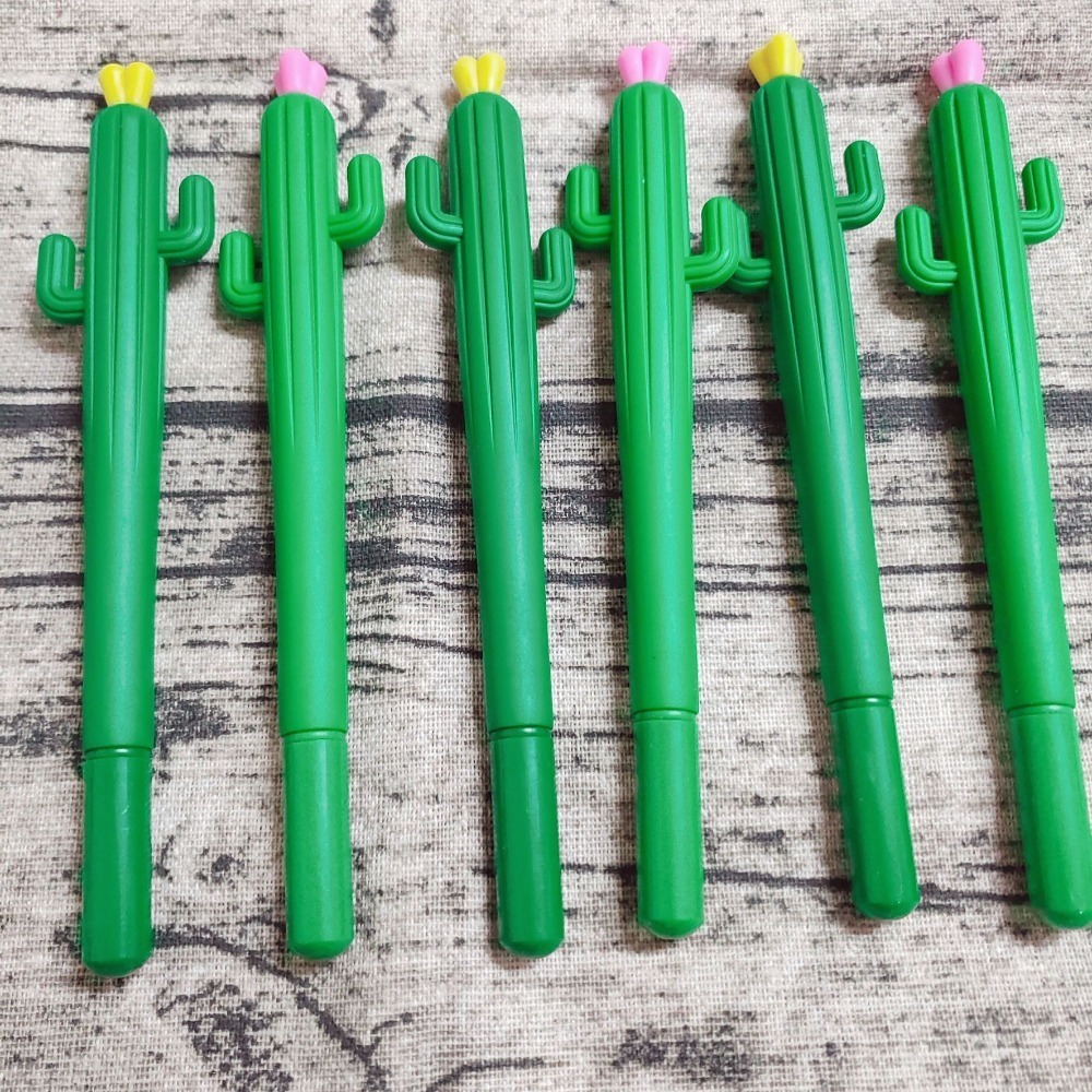 💥新品 仙人掌筆💥💕高雄出貨💕仙人掌 中性筆 仿真筆 婚禮小物 創意可愛學生水筆 辦公用品 仙人掌造型筆 贈品-細節圖7