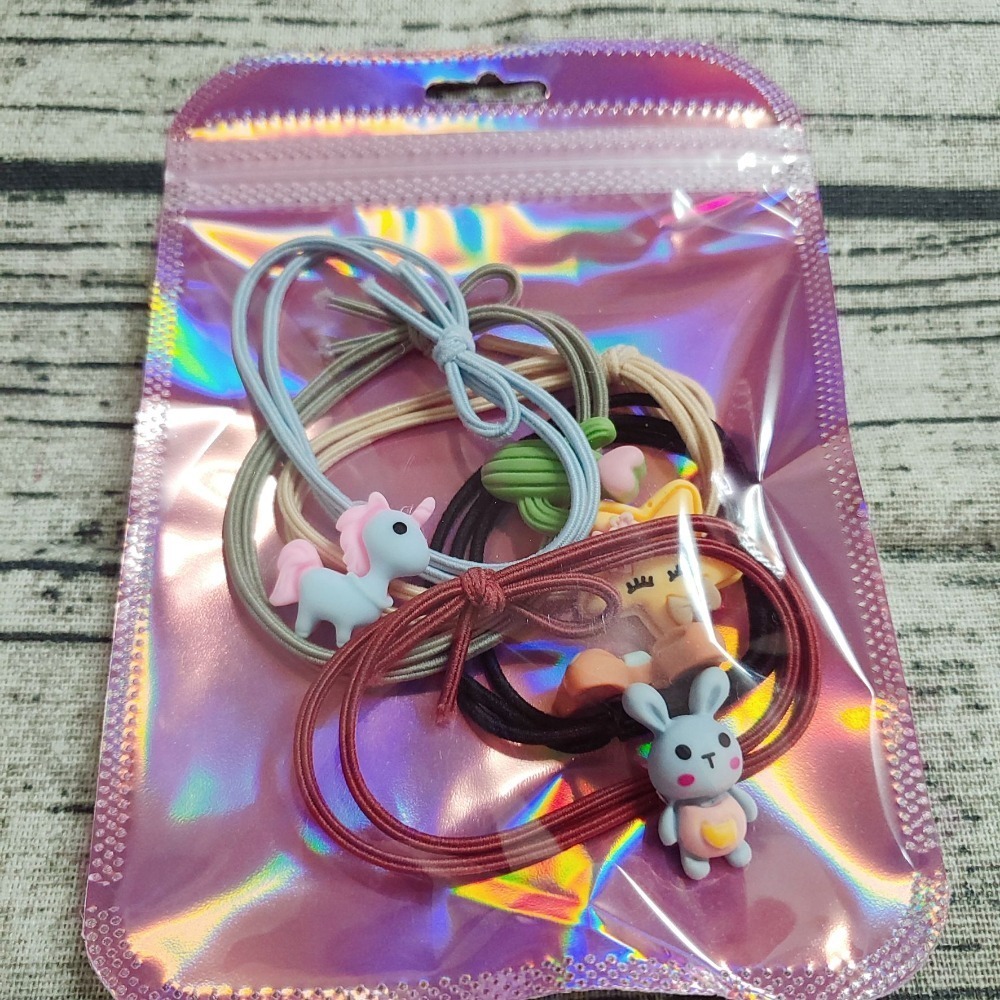 ✨一組10條✨💕高雄出貨 💕韓版卡通髮繩 韓系 小清新髪圈 韓系髮圈 橡皮筋 紮馬尾 髮圈 可愛 髮繩 髮束 髮飾-細節圖5