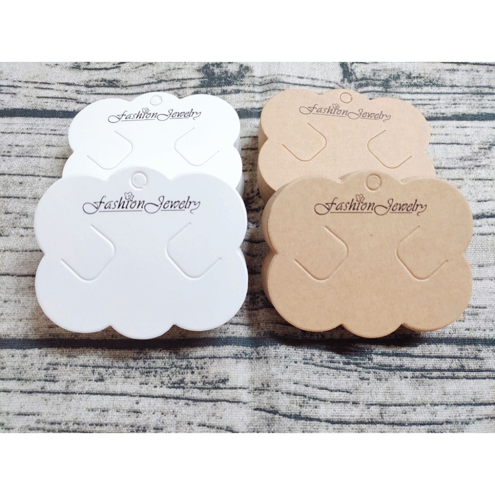 雲朵牛皮髮夾卡💕高雄出貨💕 一組50張 髮夾 彩色紙卡 髮飾紙卡 包裝卡 髮圈卡 髮卡 髮夾卡 髮飾紙卡 飾品收納 髮夾-細節圖2