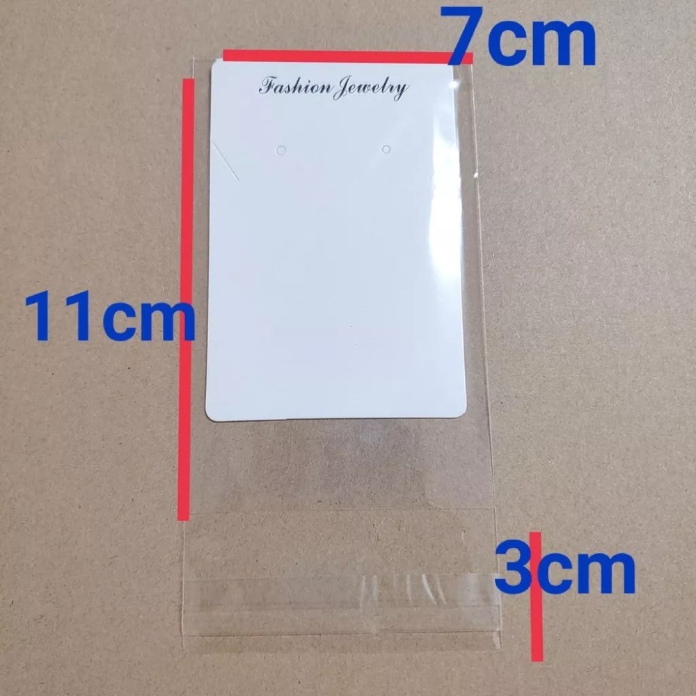 🎉平口自黏飾品袋💥一組100張💥厚款 可掛自黏封口包裝袋 opp袋 包裝袋 封口袋 opp 可掛袋 飾品袋 直播袋 袋子-細節圖2