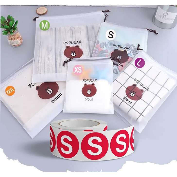 💥 尺寸貼 【一捲500枚】圓形 尺寸貼紙 封口貼紙 圓形封口貼 尺寸貼 尺寸手工裝飾貼紙  圓形卷尺 貼紙-細節圖3