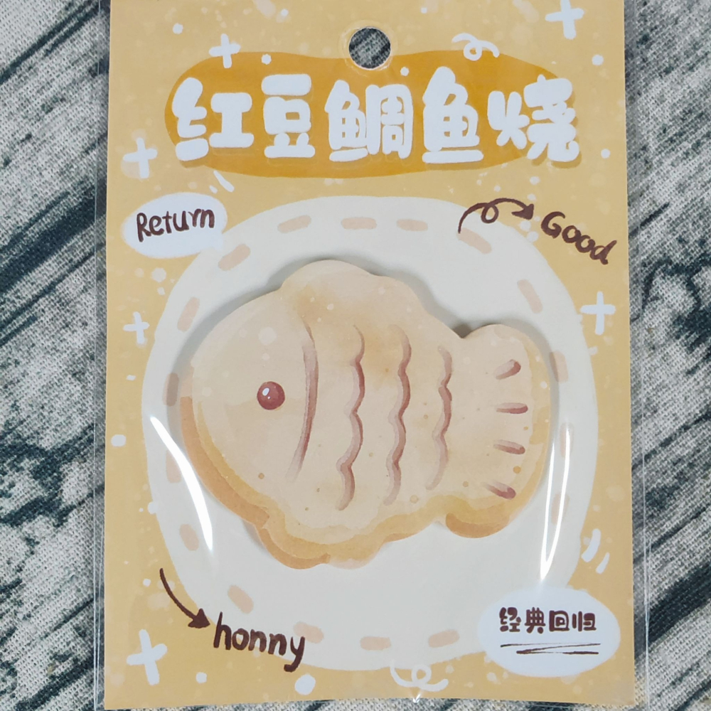 💕小V購物💕【美食系列便利貼】30張便利貼麵包系列 可愛卡通 N次貼紙貼紙記事 留言紙 辦公室小物 美食便利貼 便條-細節圖2