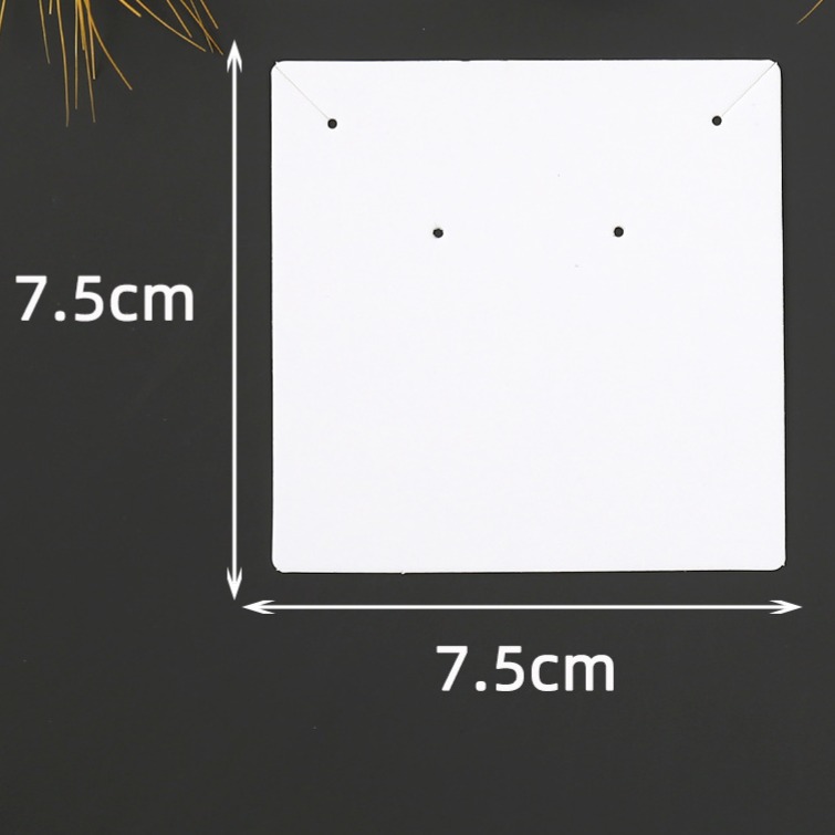 【VP134】7.5x7.5cm 白色