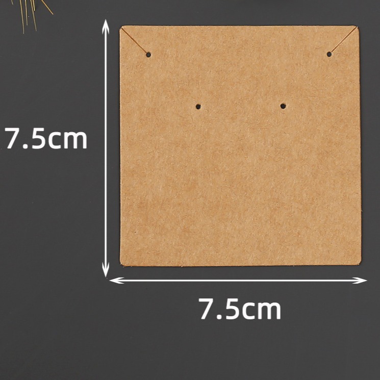 【VP134】7.5x7.5cm 牛皮色