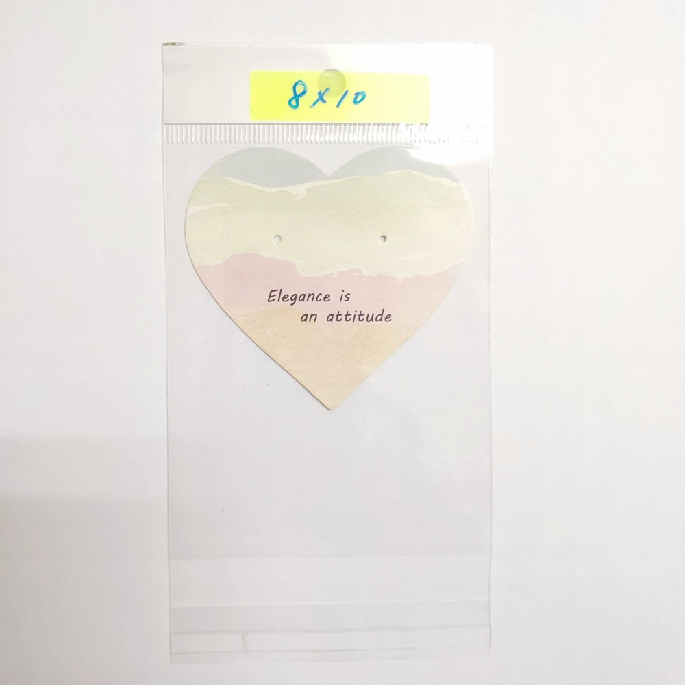 💥【VP657】一組10張 6.5x7cm💕小V購物💕耳環卡 耳環卡紙 耳釘卡 飾品包裝卡 飾品卡紙 耳卡 愛心卡-細節圖4