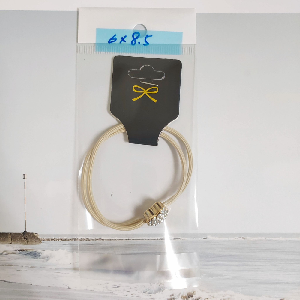 💕新品 黑色蝴蝶結款 💕一組50張💕3.5x9cm 髮圈紙卡 髮飾紙卡 兒童髮飾 包裝卡 髮圈卡 髮卡 包裝卡 髮-細節圖4