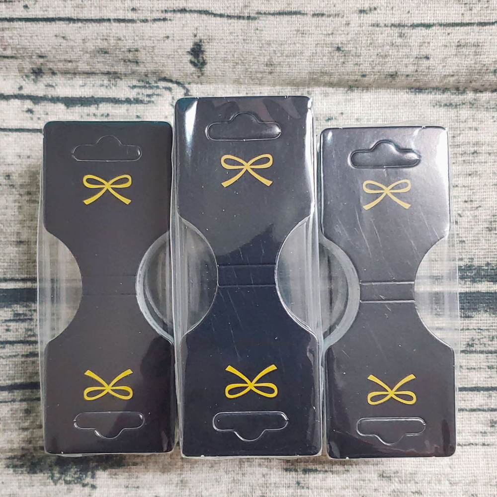 💕新品 黑色蝴蝶結款 💕一組50張💕3.5x9cm 髮圈紙卡 髮飾紙卡 兒童髮飾 包裝卡 髮圈卡 髮卡 包裝卡 髮-細節圖5