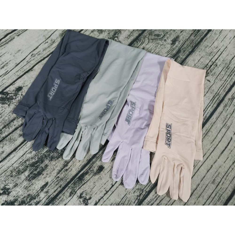 💕小V購物💕防曬冰袖 涼感防曬袖套＋手套 冰絲袖套 輕薄 騎車手套 透氣 涼感 防滑 單車騎士袖套 戶外-規格圖7