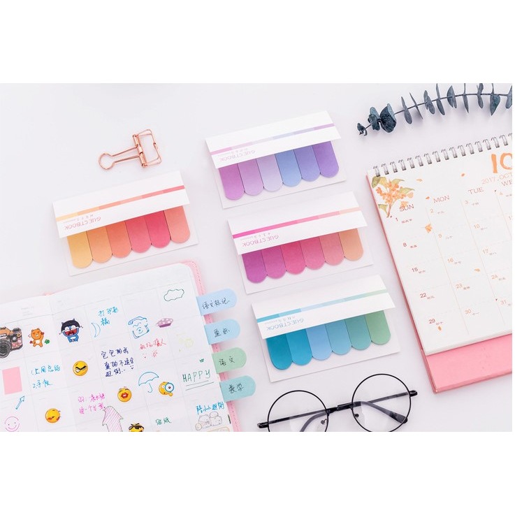 💕小V購物💕【莫蘭迪系列便利貼】120貼便利貼麵包系列 可愛卡通 N次貼紙貼紙記事 留言紙 辦公室小物 便利貼 便條-細節圖9