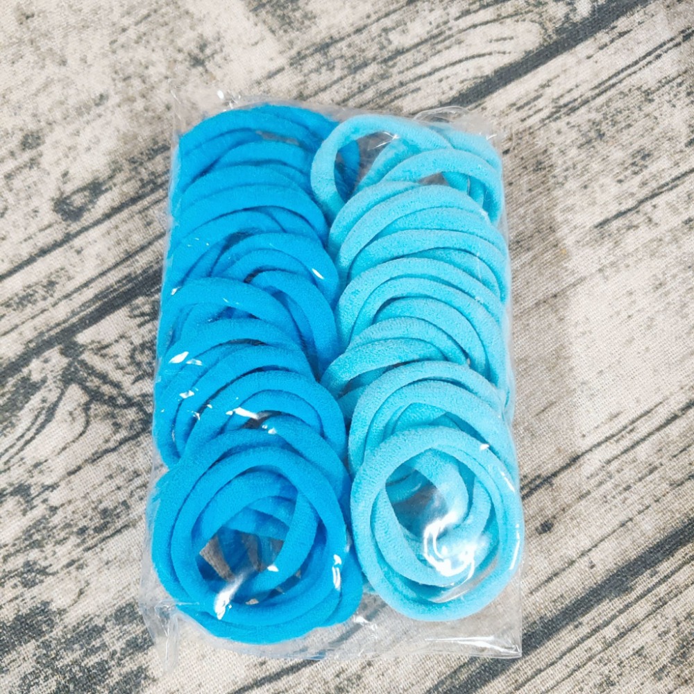 💕小V購物💕一組50條袋裝 糖果色毛巾髮圈 無接縫髮繩彩色髮圈高彈力髮繩糖果色皮筋髮飾 少女 毛巾髮圈 彩色髮圈 高-規格圖10