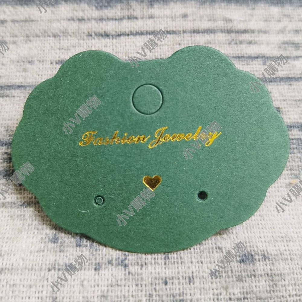 💕小V購物💕一組10張【雲朵款】5.5x4cm 2孔耳卡 耳環卡 耳卡 耳環卡紙 飾品包裝卡 耳釘卡 飾品卡紙 耳環-細節圖4