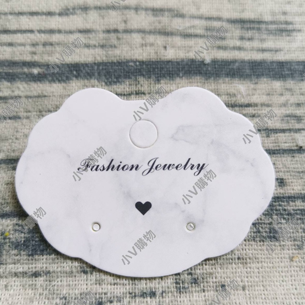 💕小V購物💕一組10張【雲朵款】5.5x4cm 2孔耳卡 耳環卡 耳卡 耳環卡紙 飾品包裝卡 耳釘卡 飾品卡紙 耳環-規格圖6