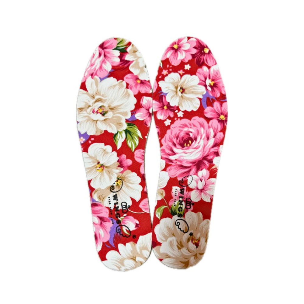 BiOSUZU 百優適PU Foam舒適鞋墊(1對入) 客家花布鞋墊 自行修剪-細節圖5