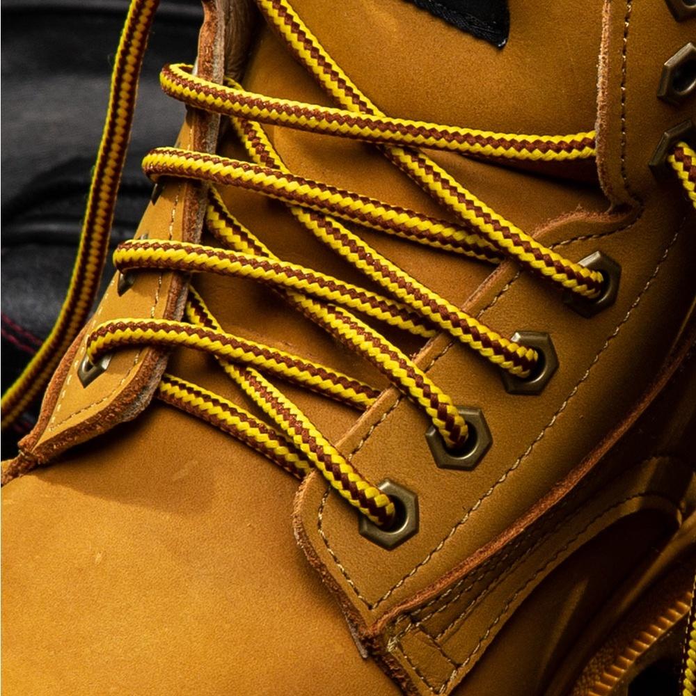 【Soletec超鐵】登山鞋安全鞋使用雙色鞋帶 兩種長度-細節圖2