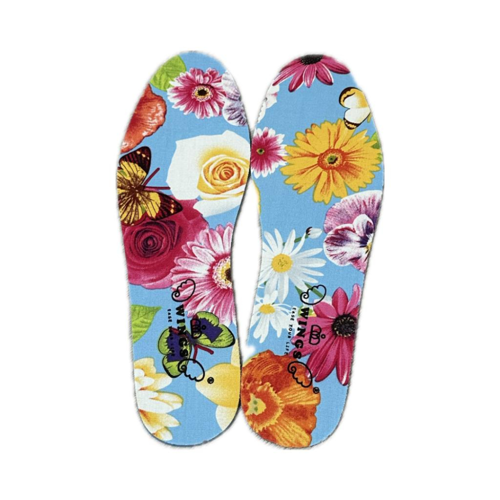 BiOSUZU 百優適PU Foam舒適鞋墊(1對入) 客家花布鞋墊 自行修剪-細節圖4