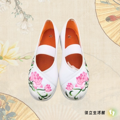 大量團購私訊聊聊 🌸 蓮花繡花鞋｜寬楦設計 🌸 ✨ 經典中國風設計 ✨ 綉花鞋 居士 靈修 慈惠 母娘 道鞋-規格圖6