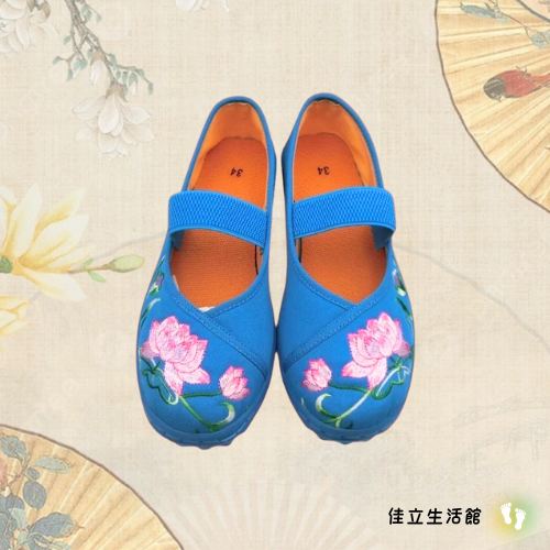 大量團購私訊聊聊 🌸 蓮花繡花鞋｜寬楦設計 🌸 ✨ 經典中國風設計 ✨ 綉花鞋 居士 靈修 慈惠 母娘 道鞋-規格圖6
