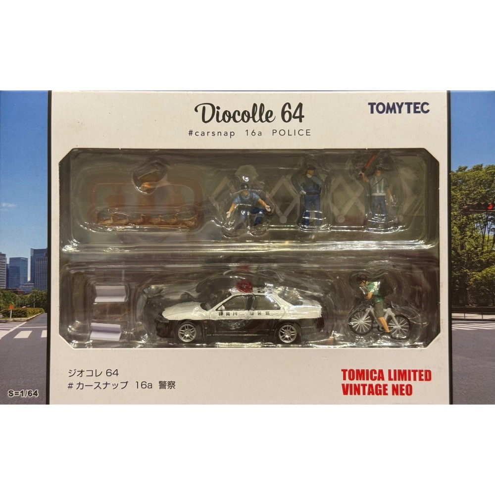 【現貨】 tlv Tomytec Diocolle 64 # Car Snap 16a 警察組-細節圖11