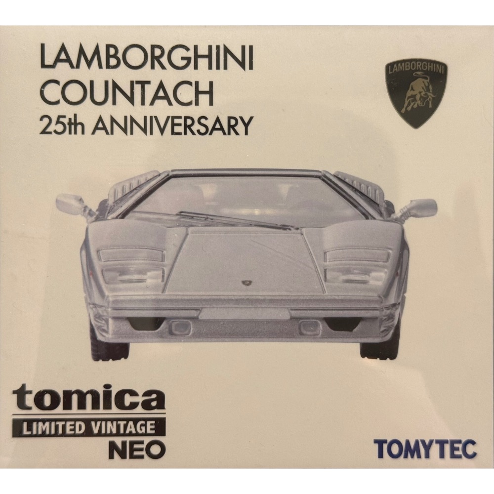 【現貨】 tlv Tomytec Lamborghini Countach 25週年紀念版(銀)-細節圖11