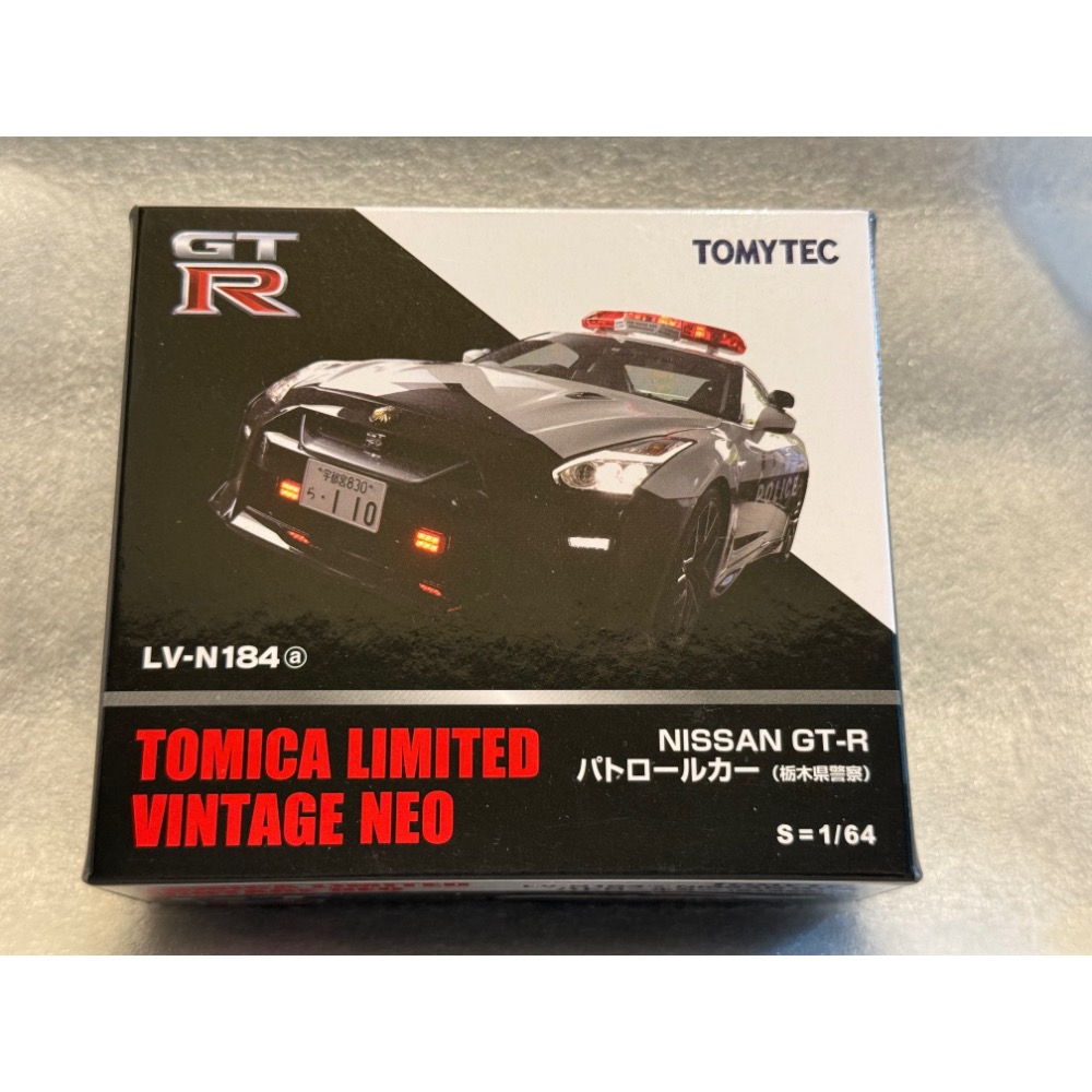 【現貨】 tlv Tomytec lv-n184a Nissan GT-R 巡邏車(橋木縣警察)-細節圖10