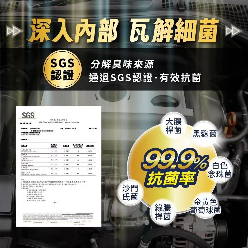 鱷魚 車用水性 氣霧殺蟲劑 淨車 抗菌 芳香 車用 汽車殺菌 除蟲青檸馬告/草本薄荷/純白花語-細節圖3