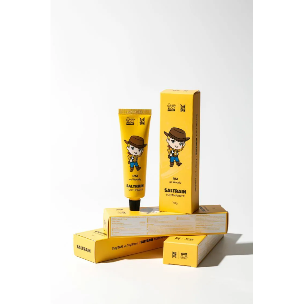 SALTRAIN x BTS 聯名牙膏 7件組-70g-細節圖4
