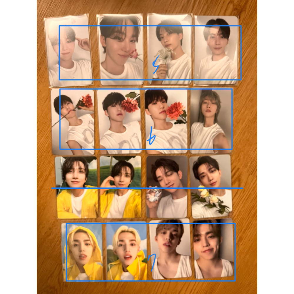 Seventeen 韓國男團 歷年小卡出清 克拉盤 銅板價-細節圖2