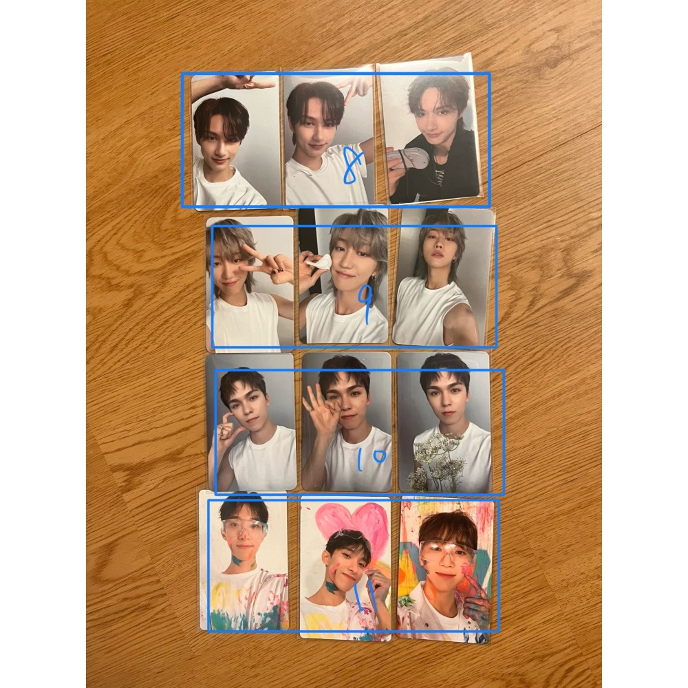 Seventeen 韓國男團 歷年小卡出清 克拉盤 銅板價-細節圖3