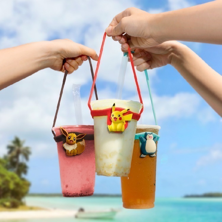 【Bone 蹦克】 寶可夢款環保杯綁 飲料提袋 環保矽膠飲料袋-細節圖10