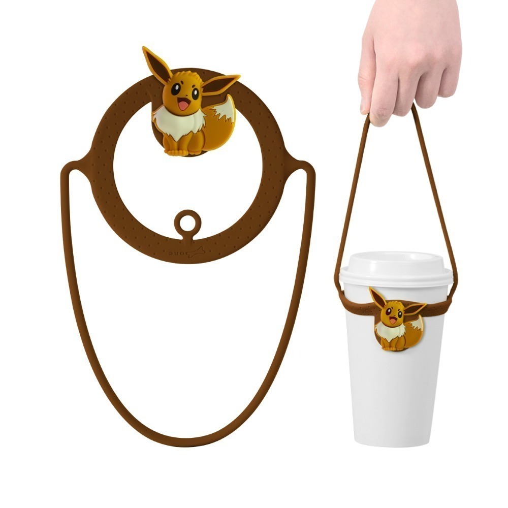 【Bone 蹦克】 寶可夢款環保杯綁 飲料提袋 環保矽膠飲料袋-規格圖10