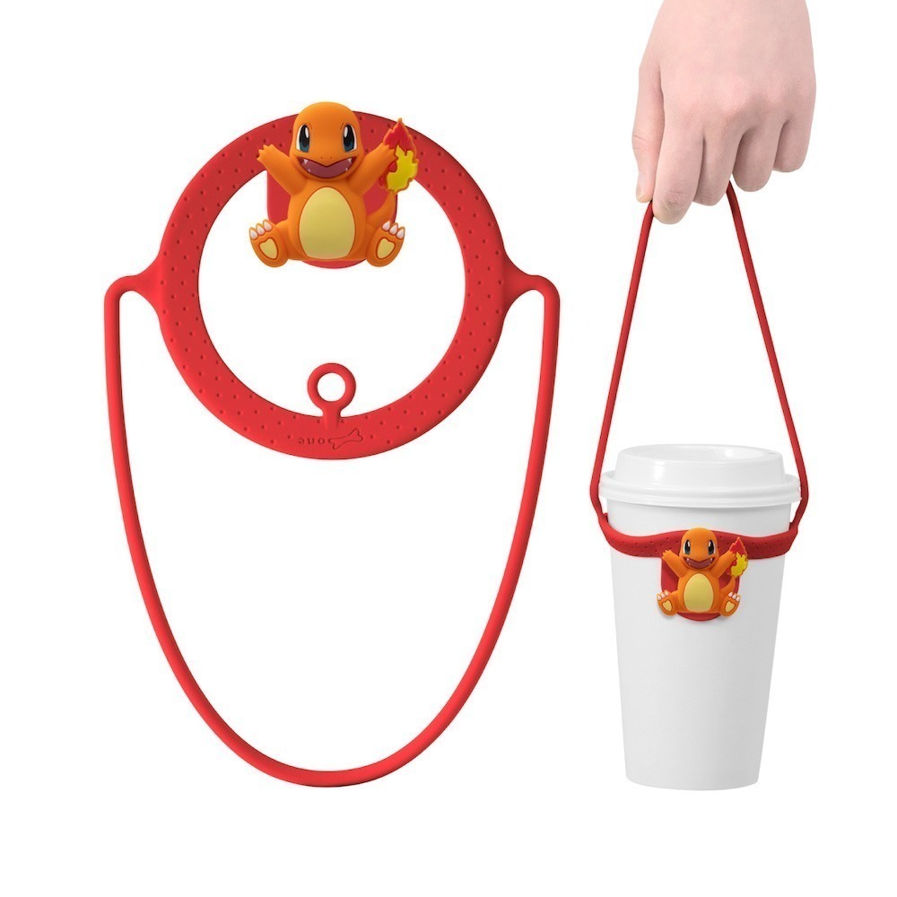 【Bone 蹦克】 寶可夢款環保杯綁 飲料提袋 環保矽膠飲料袋-規格圖10