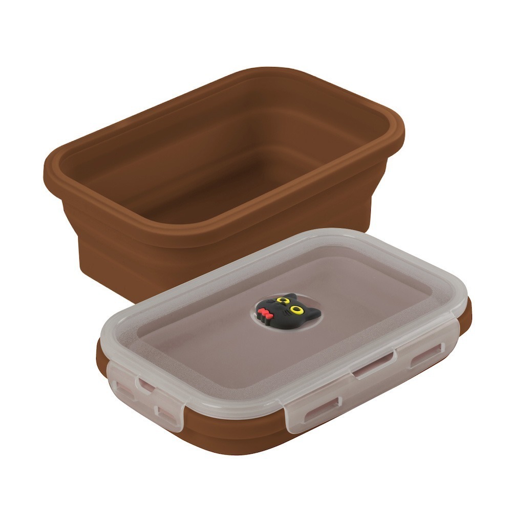 【Bone 蹦克】1200ml-Bone款矽膠摺疊保鮮盒 可微波 矽膠保鮮盒 摺疊保鮮盒-規格圖8