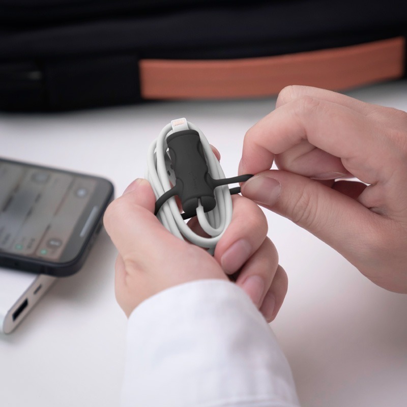 【Bone 蹦克】BONE角色款防折線套綁 充電線傳輸線保護線套-細節圖10